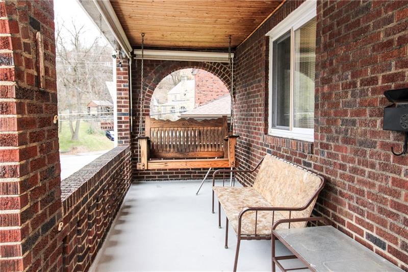 101 Greenlee Road Pittsburgh, PA 15227 - Photo 3 of 22 Covered front porch with sun setters for extra privacy.