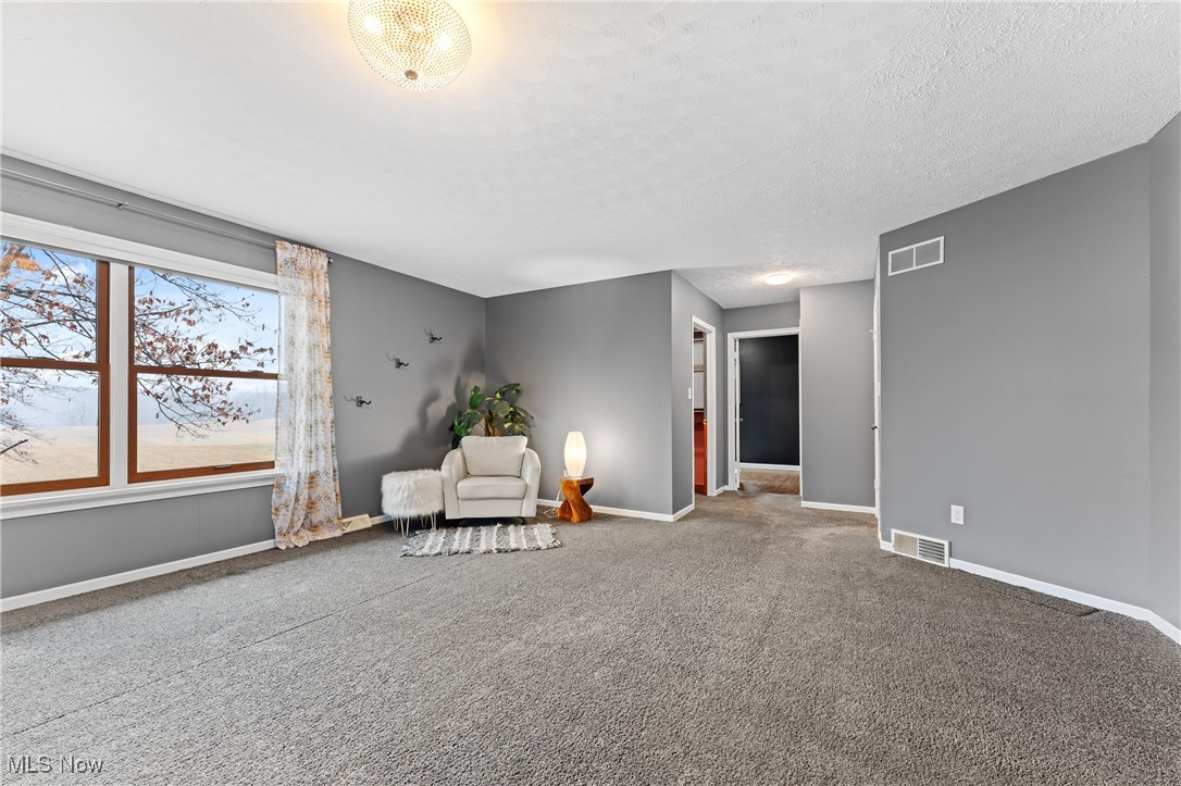 645 Killinger Road Clinton, OH 44216 - Photo 31 of 50 Bedroom with carpet flooring and a textured ceiling