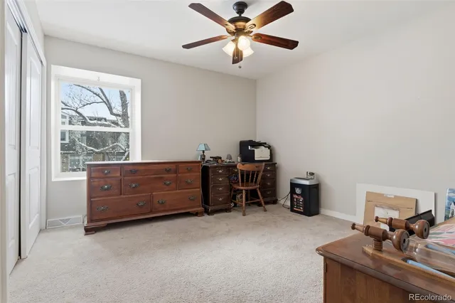 a room with furniture and window