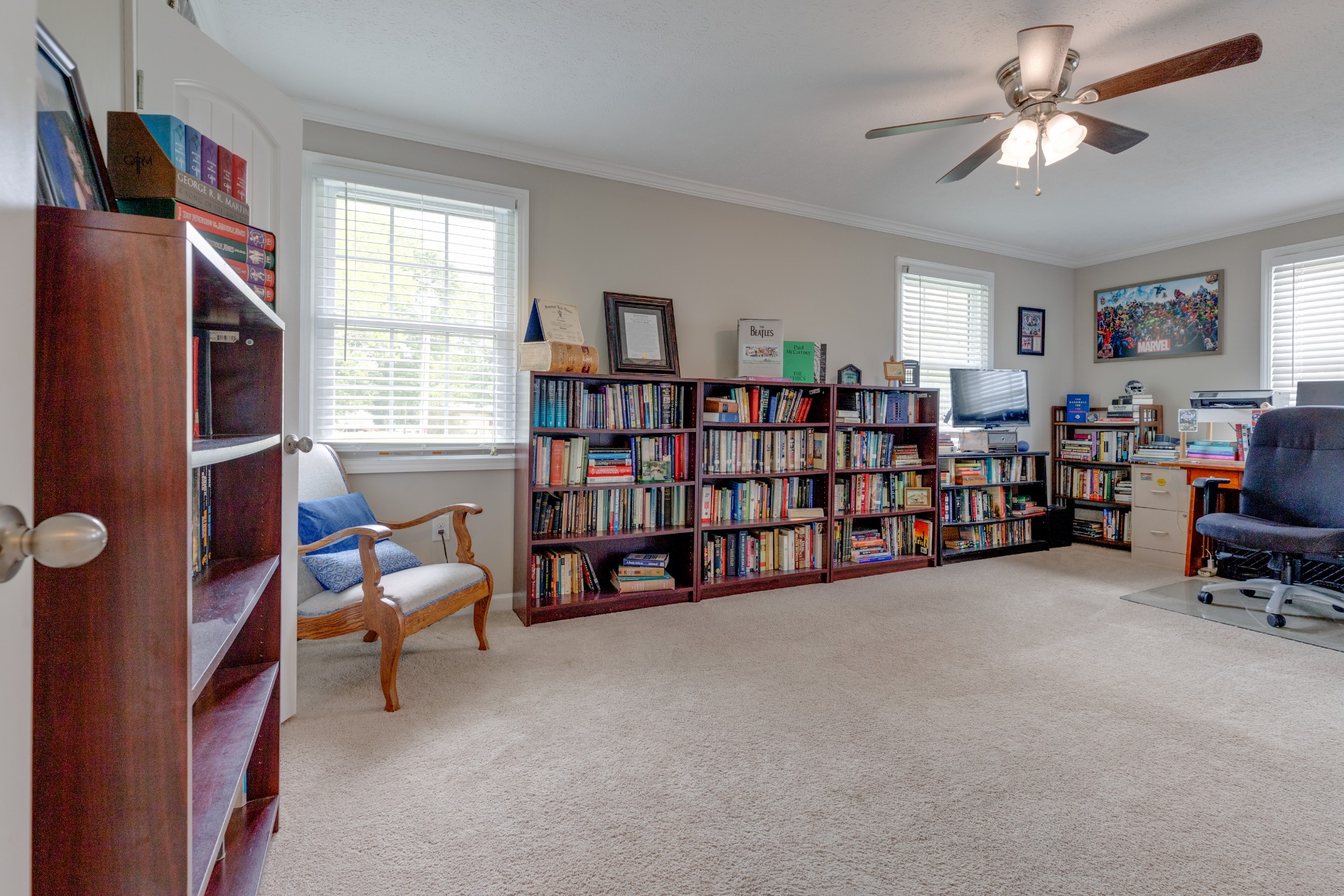 1765 Hayshed Road Charlotte, TN 37036 - Photo 28 of 34 a room with furniture and a book shelf