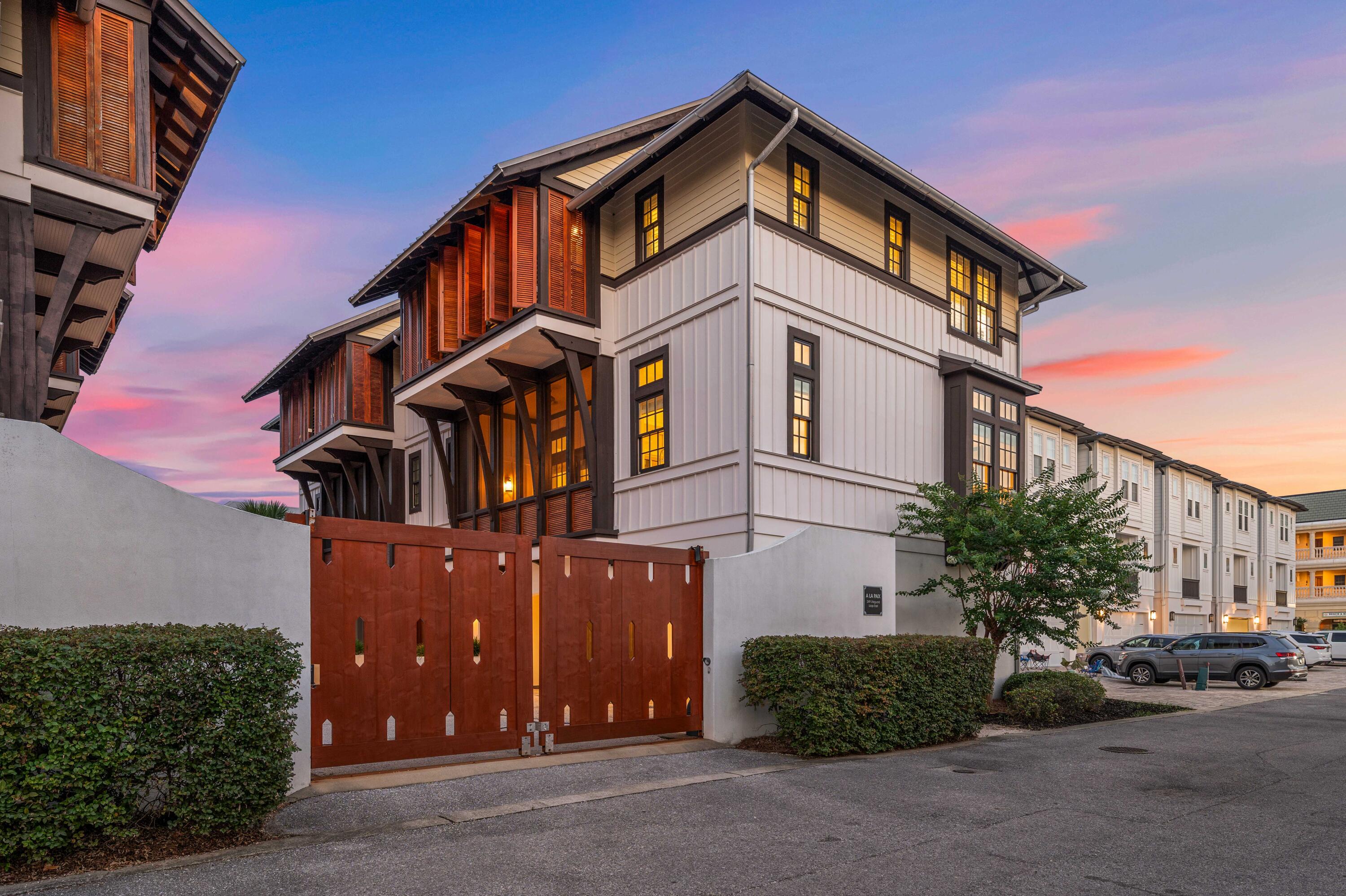 249 Lifeguard Loop East, Unit A3 Inlet Beach, FL 32461 - Photo 1 of 60 front view of a house with a street