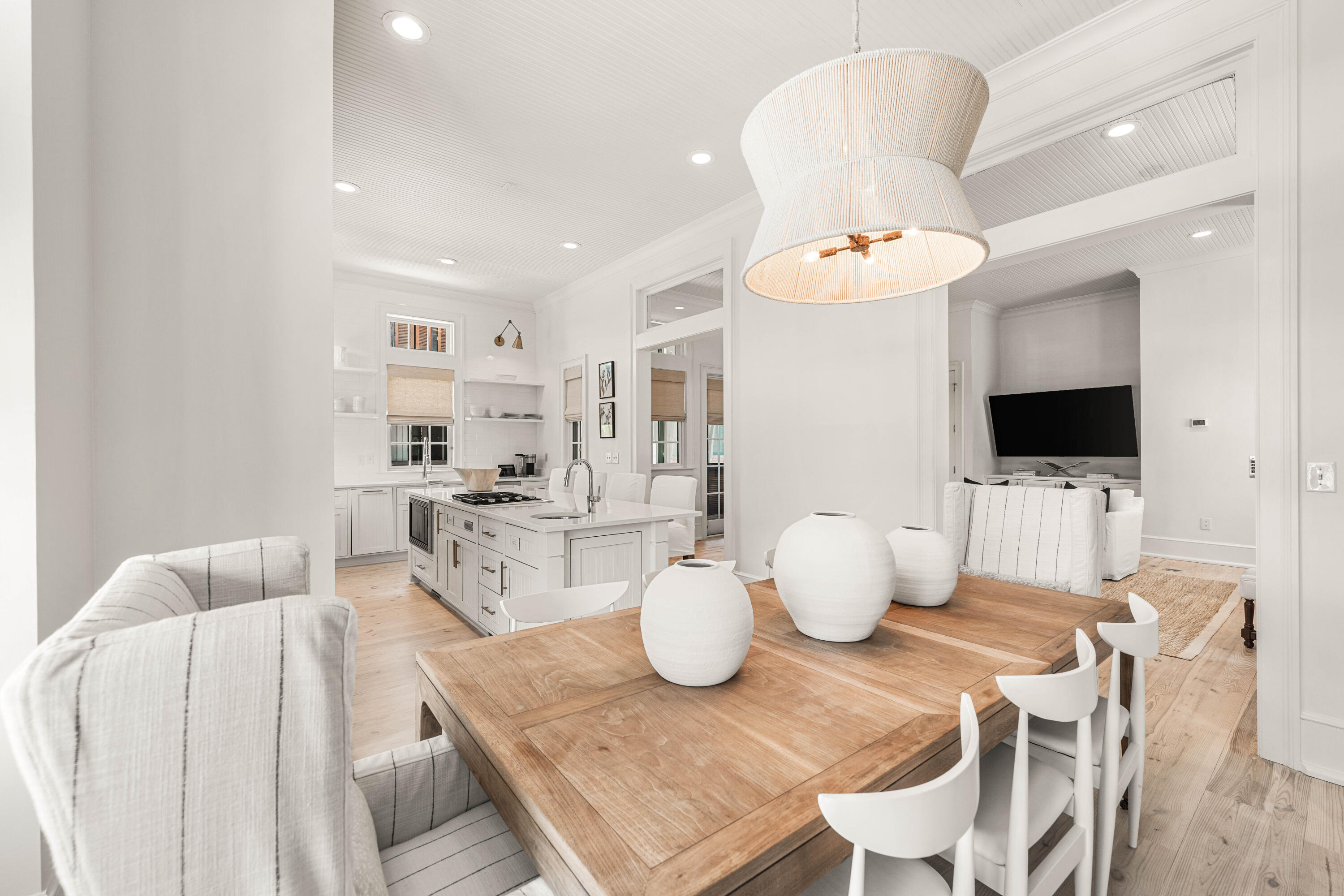 249 Lifeguard Loop East, Unit A3 Inlet Beach, FL 32461 - Photo 23 of 60 a living room with furniture and a flat screen tv