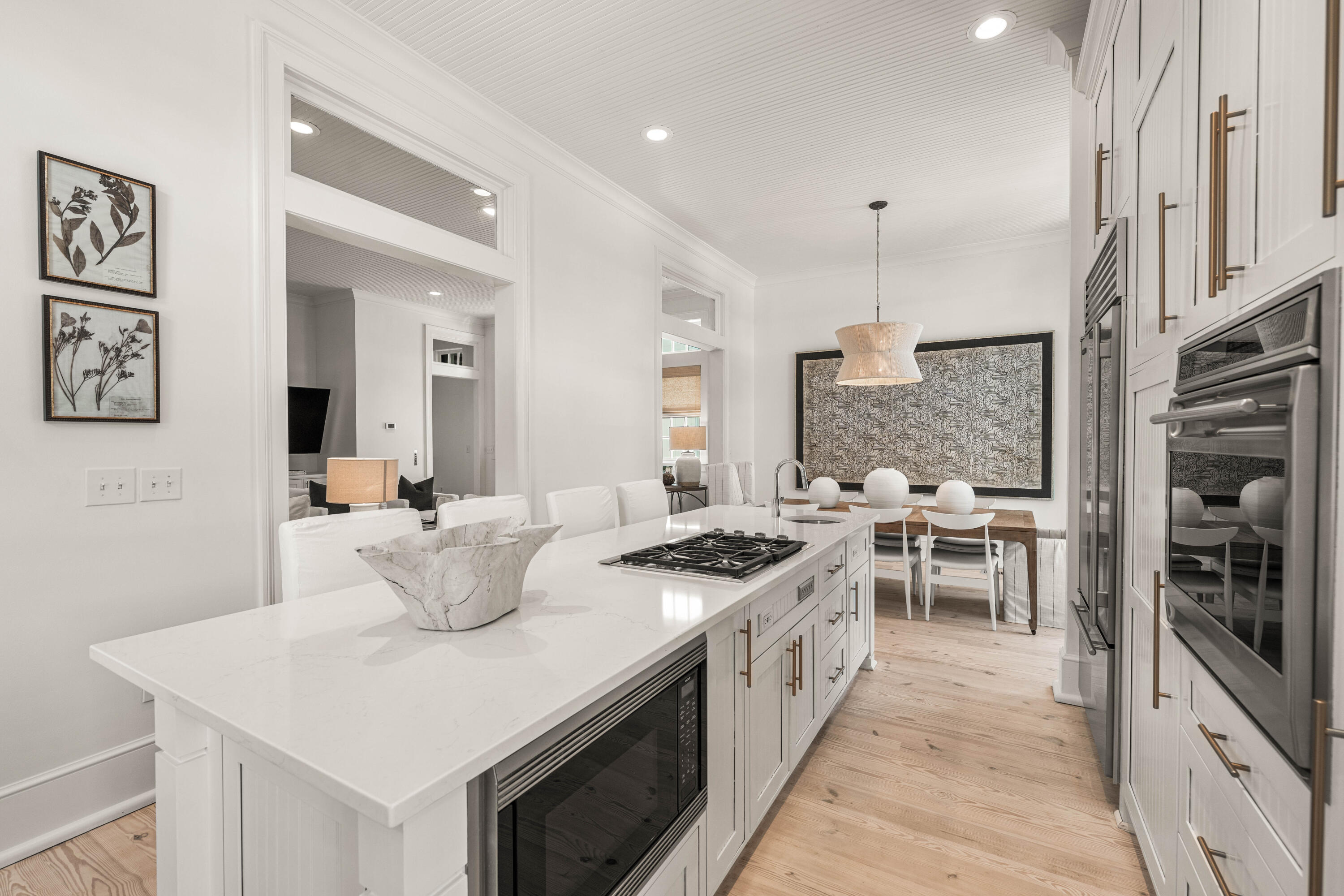 249 Lifeguard Loop East, Unit A3 Inlet Beach, FL 32461 - Photo 29 of 60 a kitchen with stainless steel appliances granite countertop a sink stove and cabinets