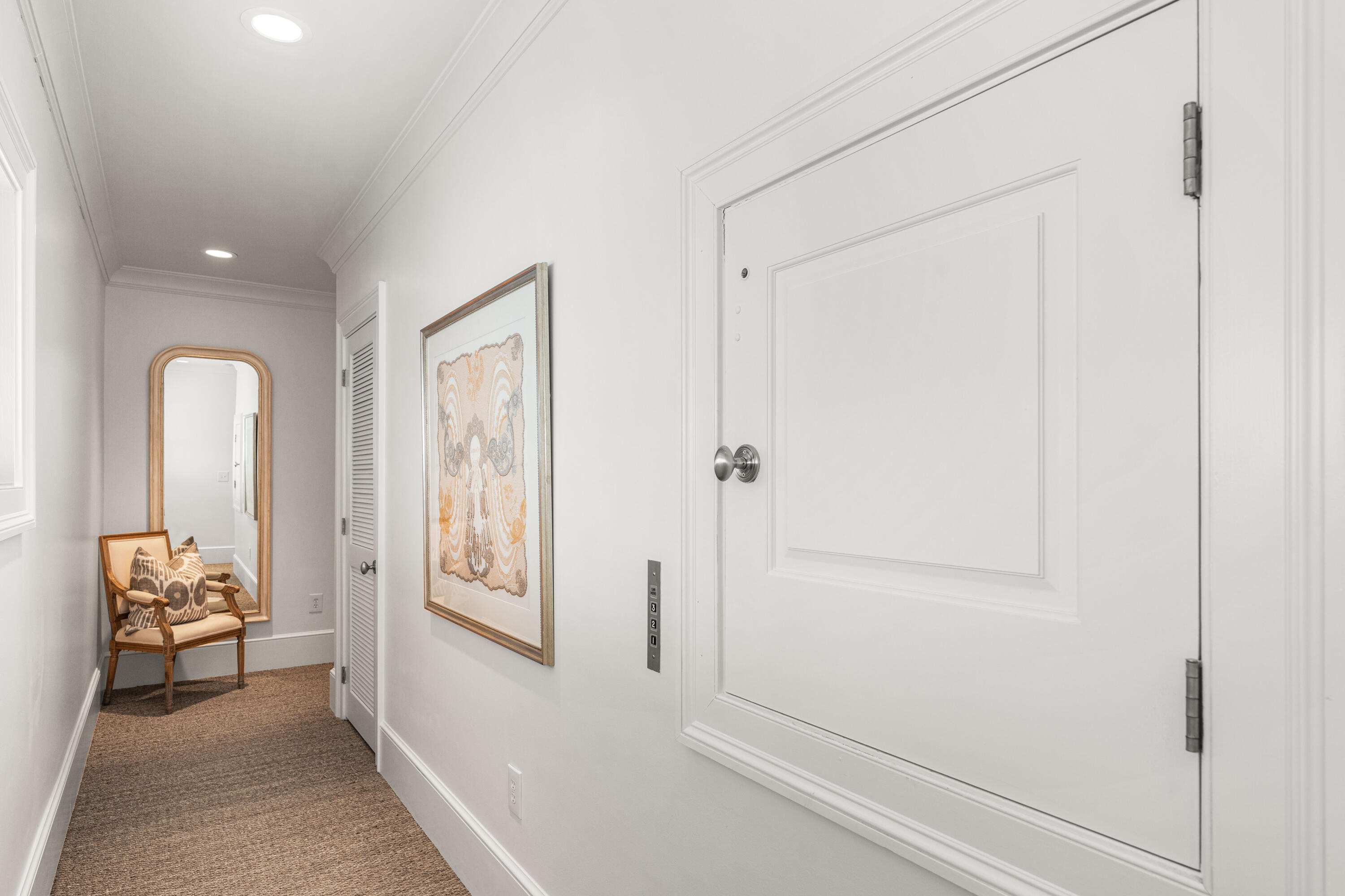 249 Lifeguard Loop East, Unit A3 Inlet Beach, FL 32461 - Photo 33 of 60 a view of a hallway with closet and cabinet