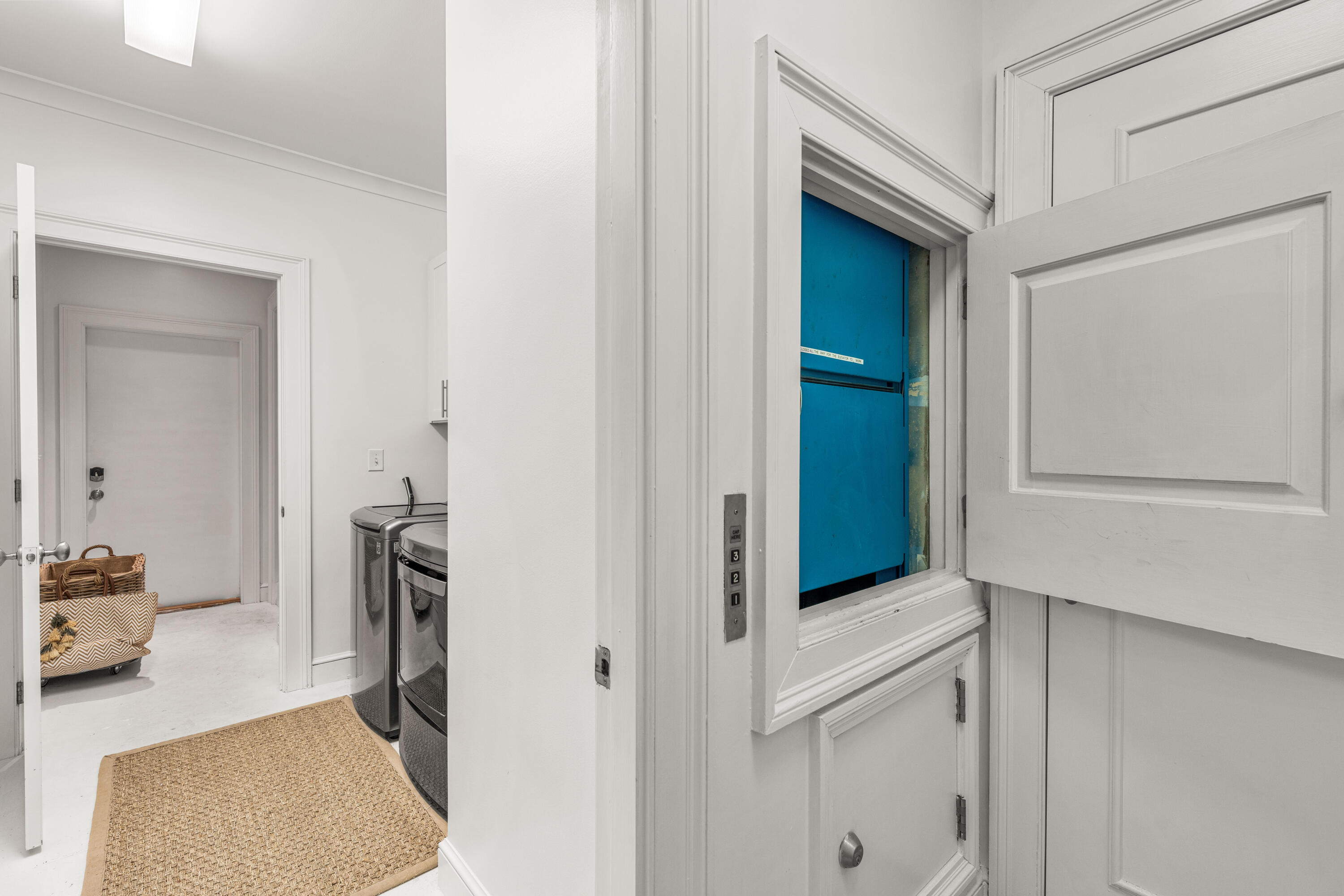 249 Lifeguard Loop East, Unit A3 Inlet Beach, FL 32461 - Photo 52 of 60 a bedroom with a bed and a view of en suite bathroom