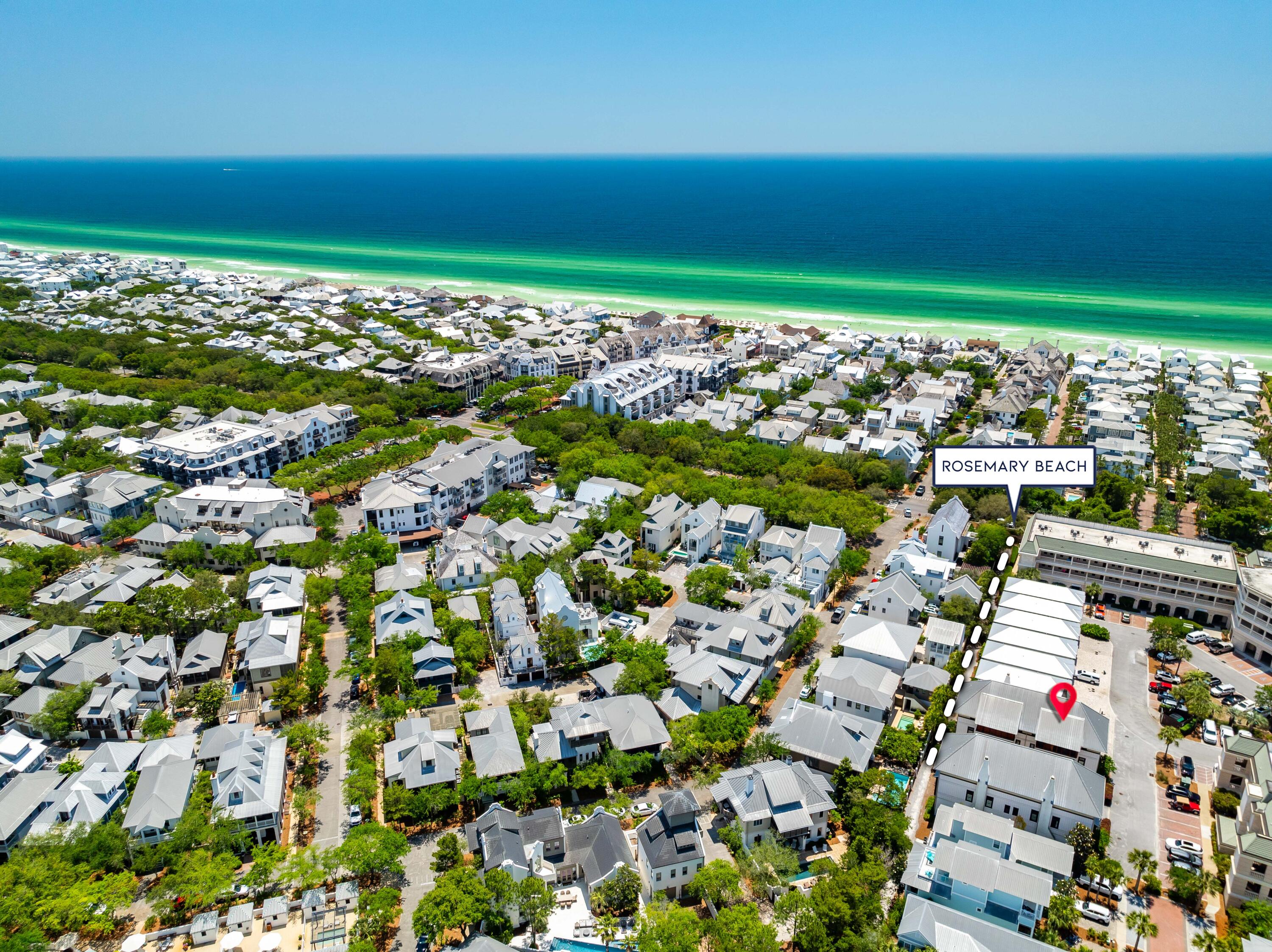 249 Lifeguard Loop East, Unit A3 Inlet Beach, FL 32461 - Photo 6 of 60 an aerial view of a houses with a yard