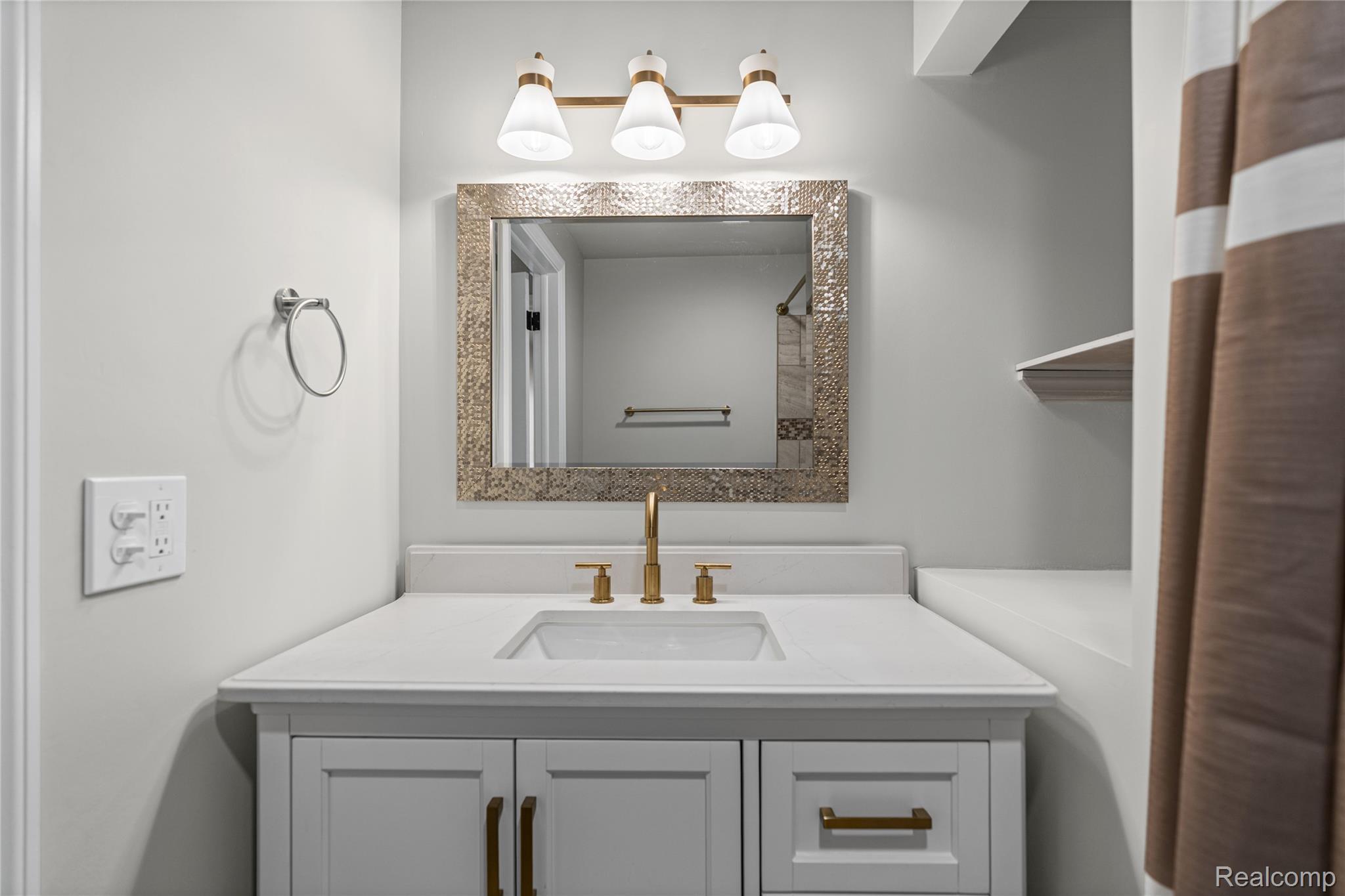 6273 Cold Spring Trail Grand Blanc, MI 48439 - Photo 36 of 48 Full bath with vanity and curtained shower