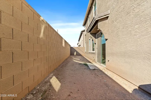a view of a house with a street