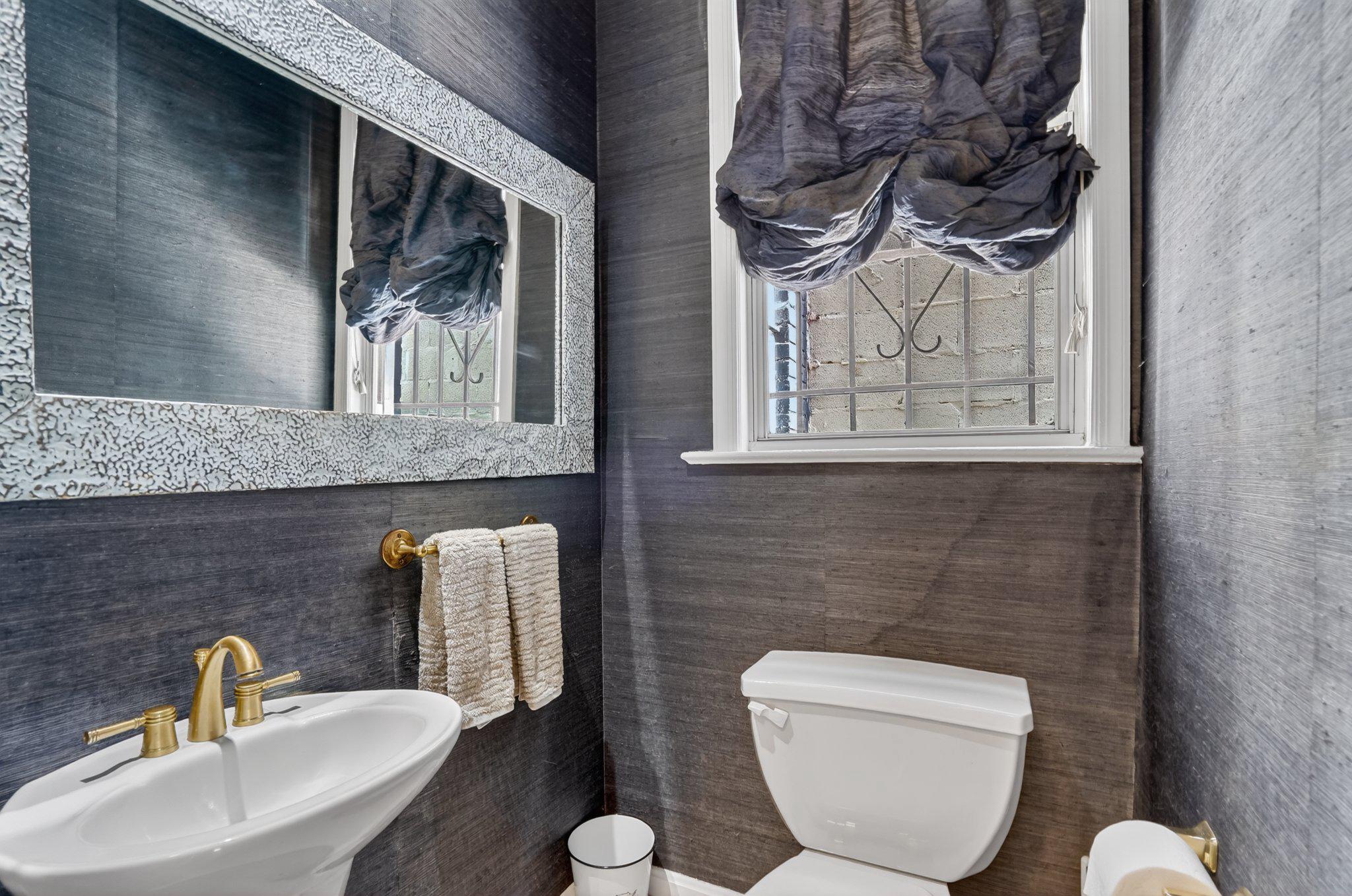 1233 E Street Southeast Washington, DC 20003 - Photo 11 of 37 Chic bathroom with modern accents.