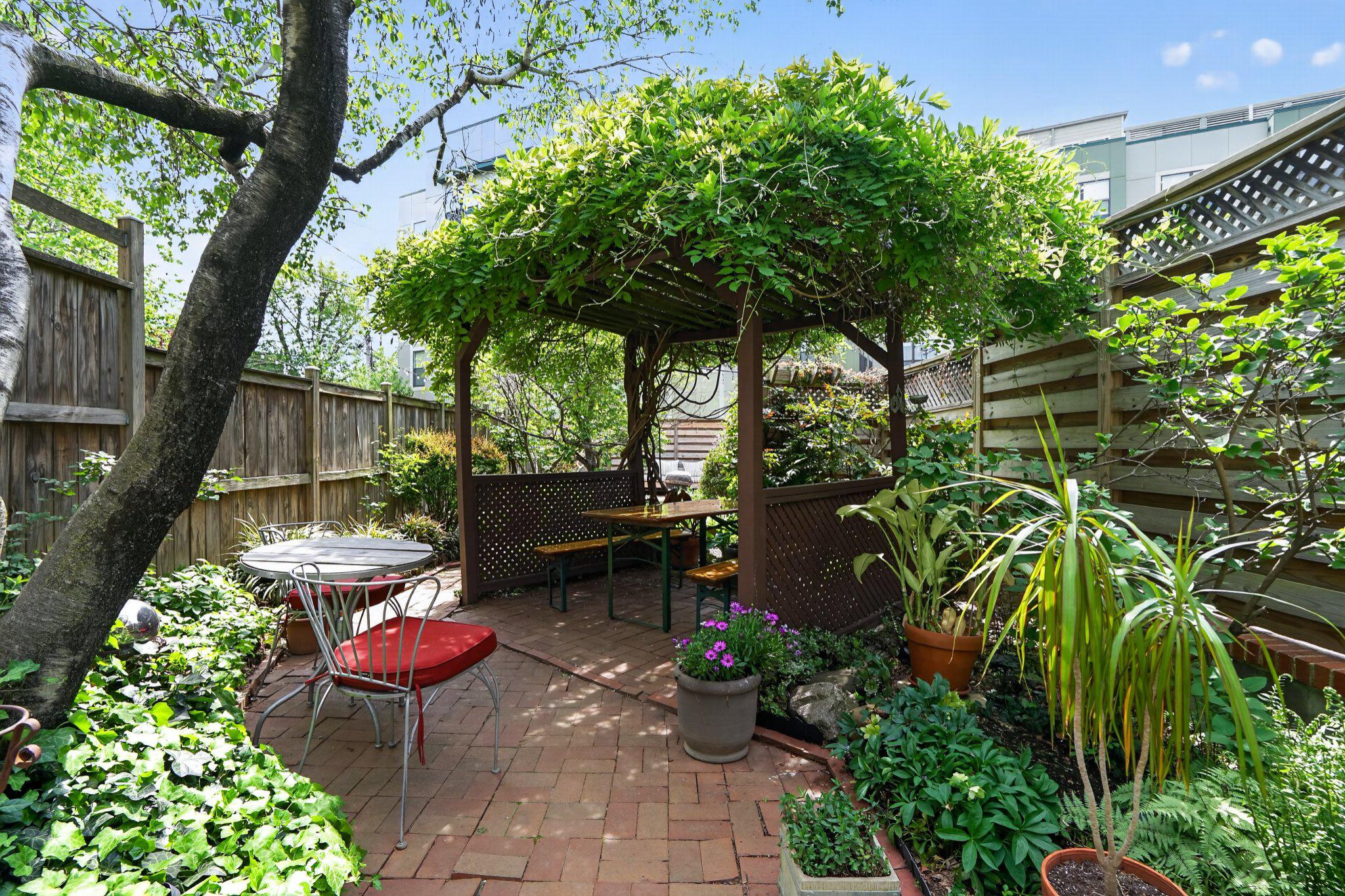 1233 E Street Southeast Washington, DC 20003 - Photo 25 of 37 Charming garden retreat awaits you.