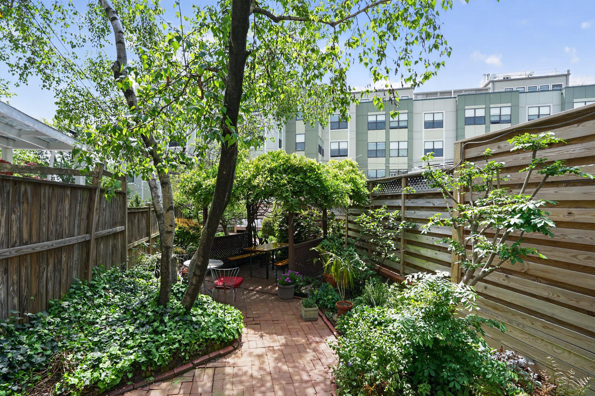 1233 E Street Southeast Washington, DC 20003 - Photo 28 of 37 Lush urban oasis with vibrant greenery.
