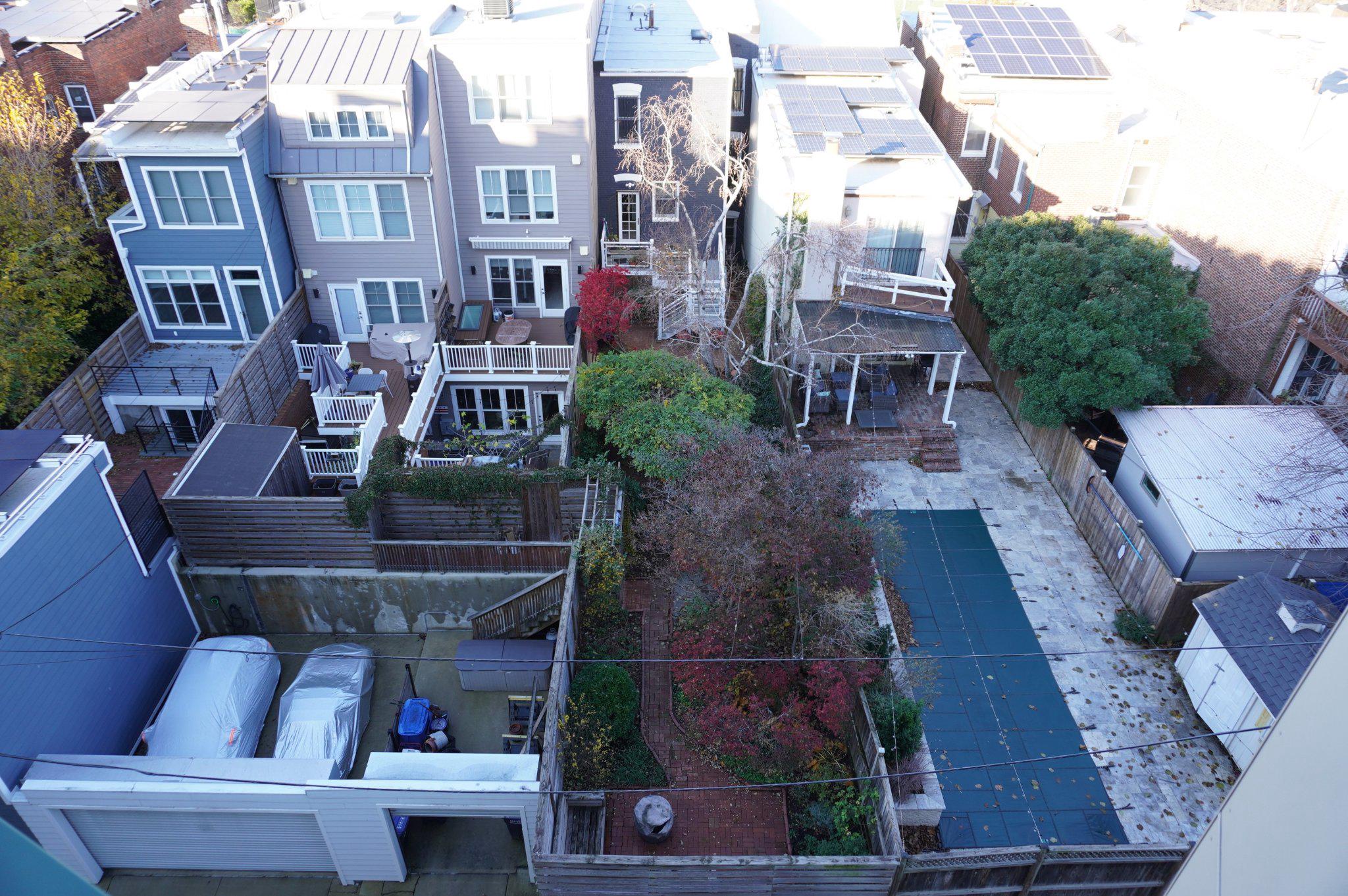 1233 E Street Southeast Washington, DC 20003 - Photo 35 of 37 Charming urban oasis with vibrant gardens.
