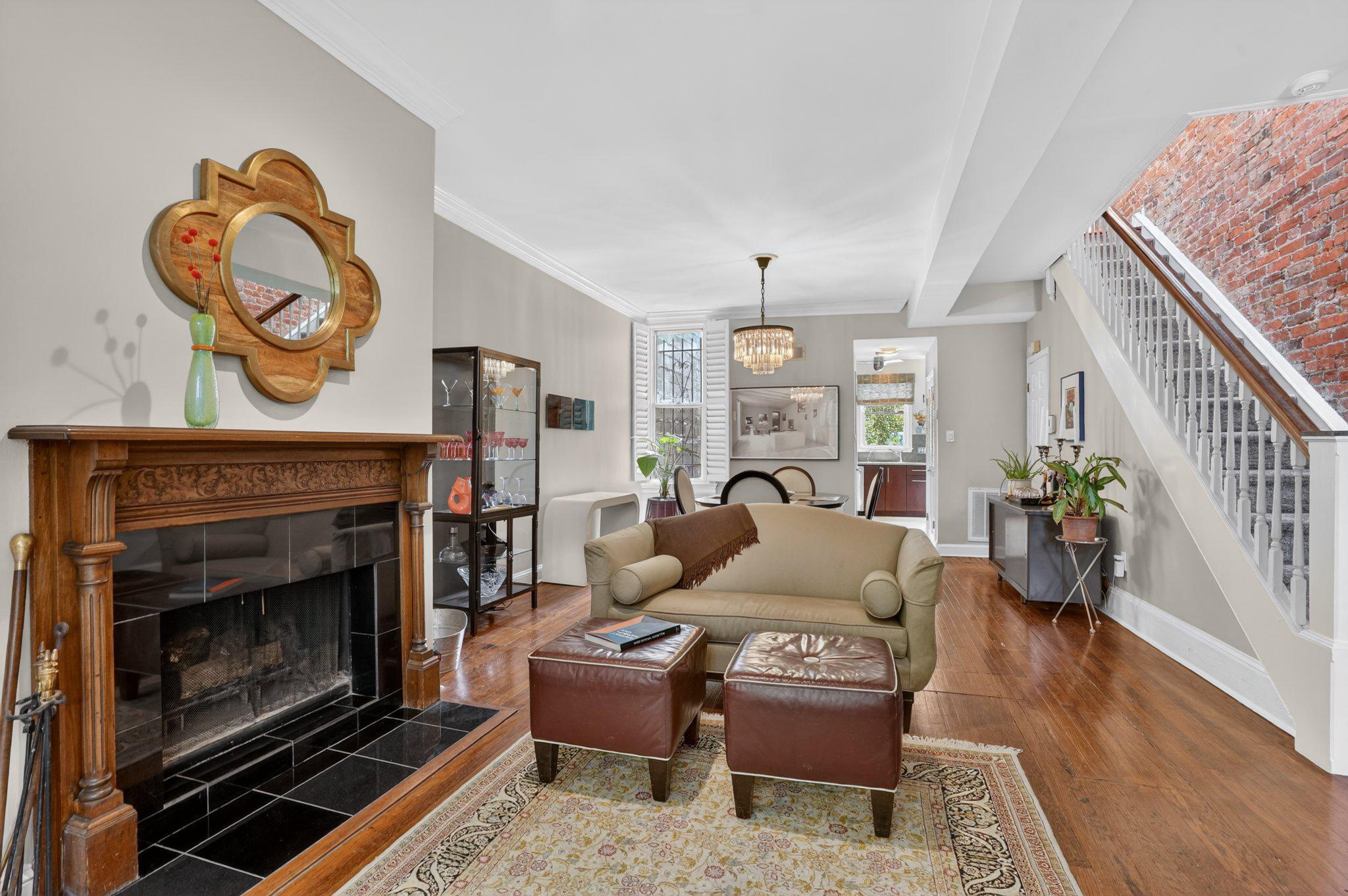 1233 E Street Southeast Washington, DC 20003 - Photo 5 of 37 Charming living space with vintage flair.