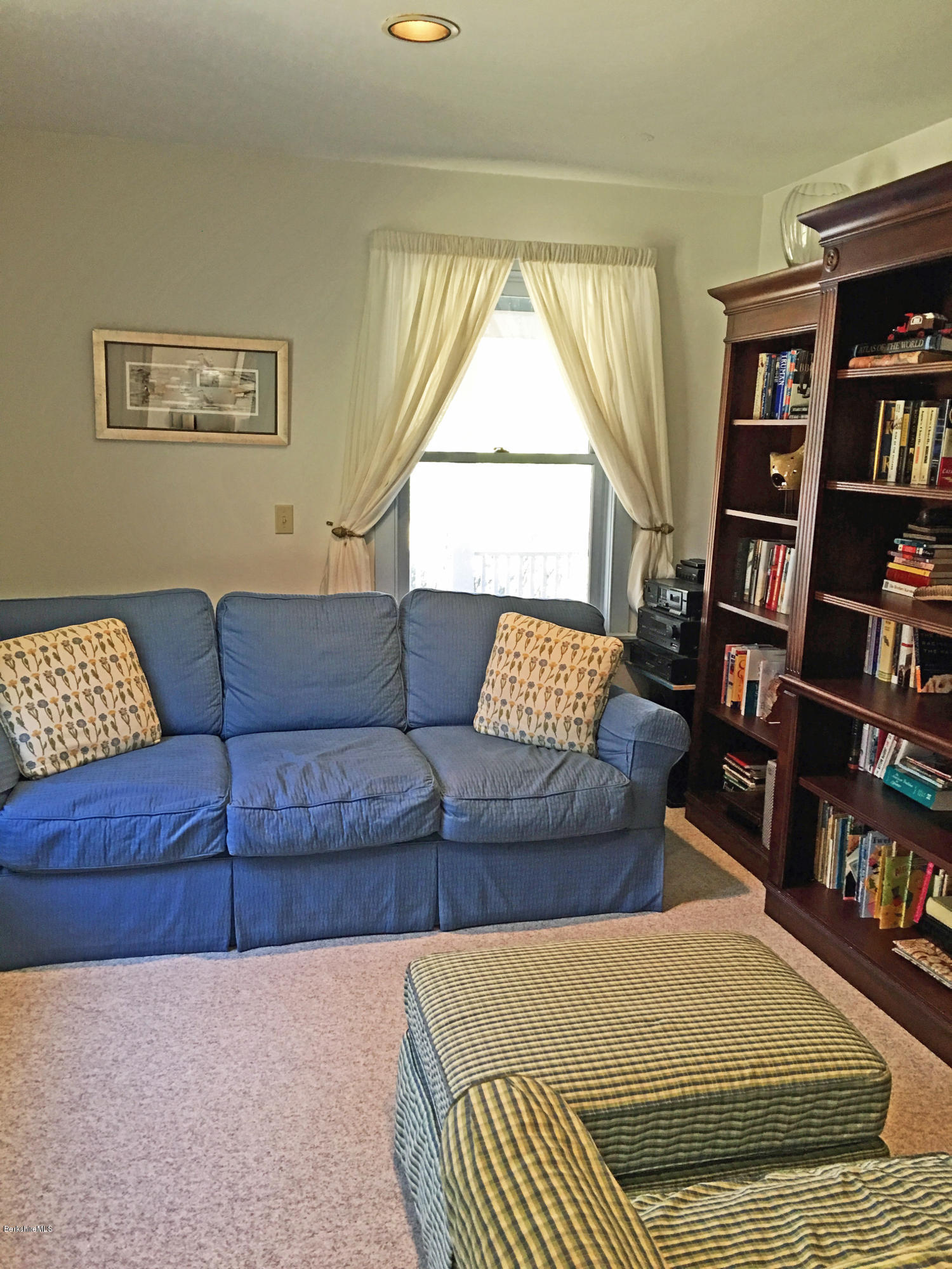 171 Schultz Road Washington, MA 01223 - Photo 9 of 27 a living room with furniture and a book shelf