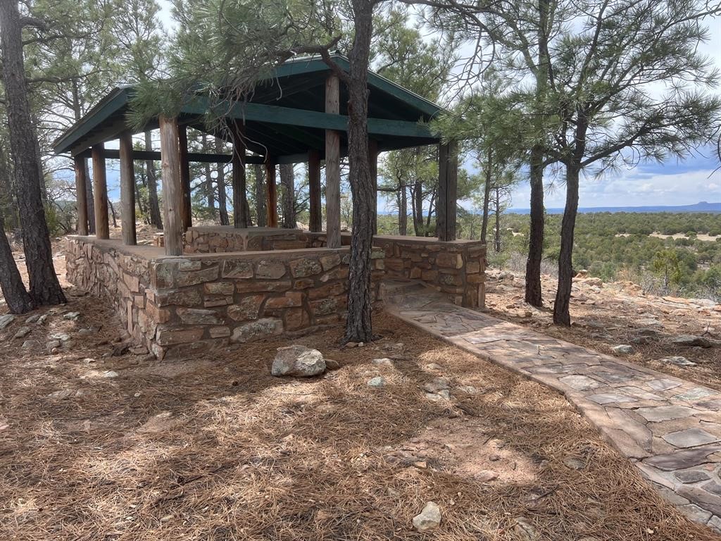 36 Blue Sky Road Las Vegas, NM 87701 - Photo 46 of 48 Cliff side barbecue grill and shelter
