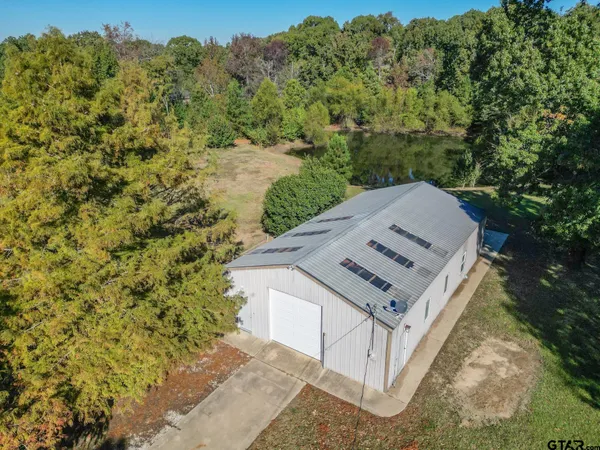a view of a yard with a trees