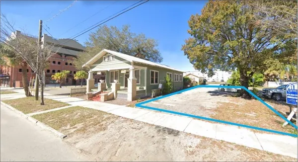 a view of outdoor space yard and swimming pool