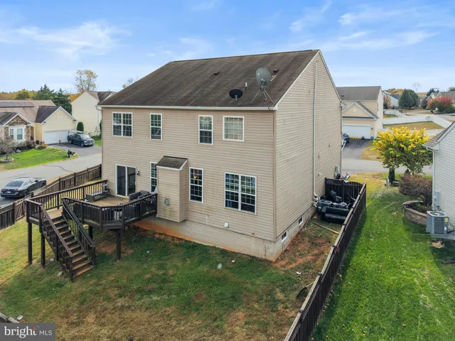 a view of an outdoor space and tennis court