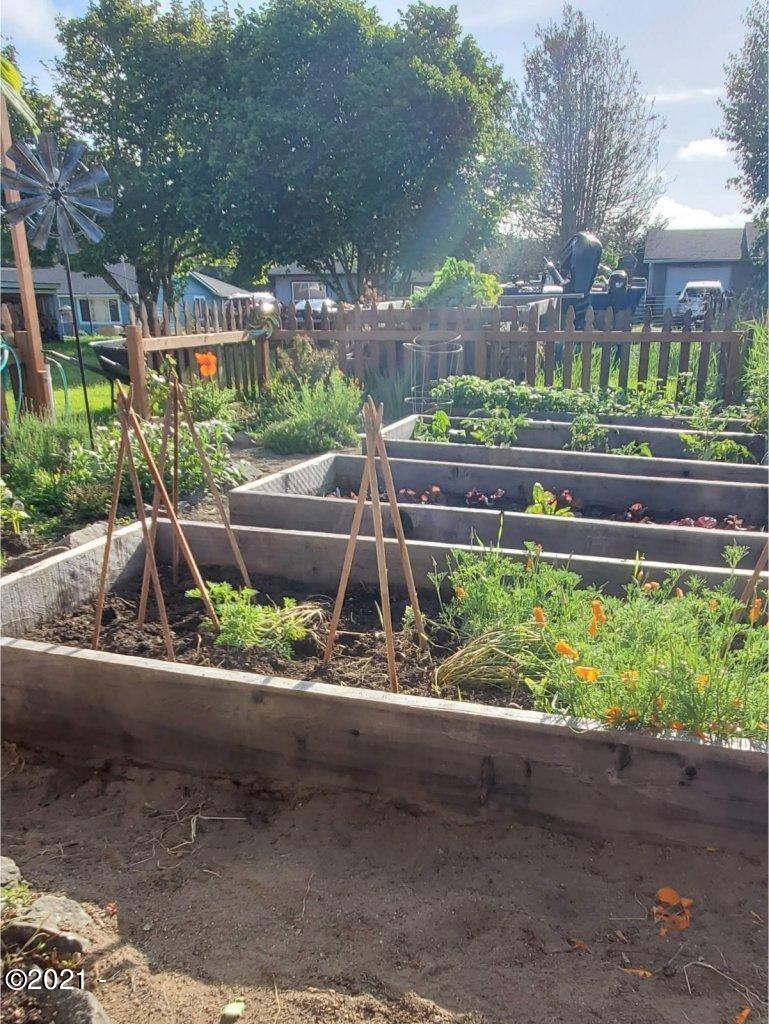 152 Northwest Grinstead Street Siletz, OR 97380 - Photo 22 of 30 Raised garden beds