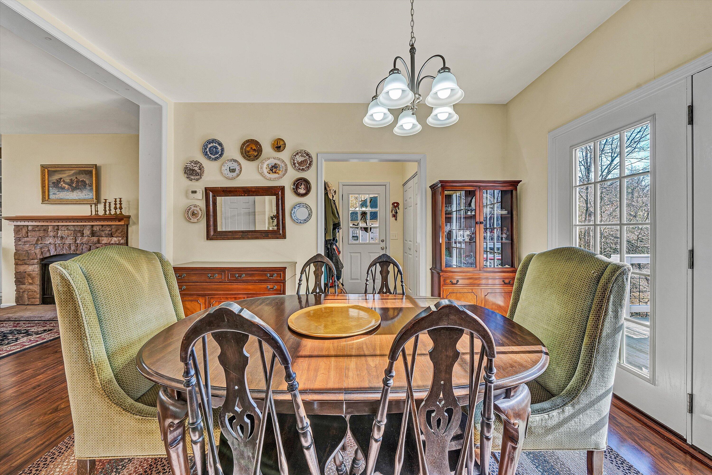 1164 Dry Hill Road Ferrum, VA 24088 - Photo 18 of 84 a dining room with furniture and window