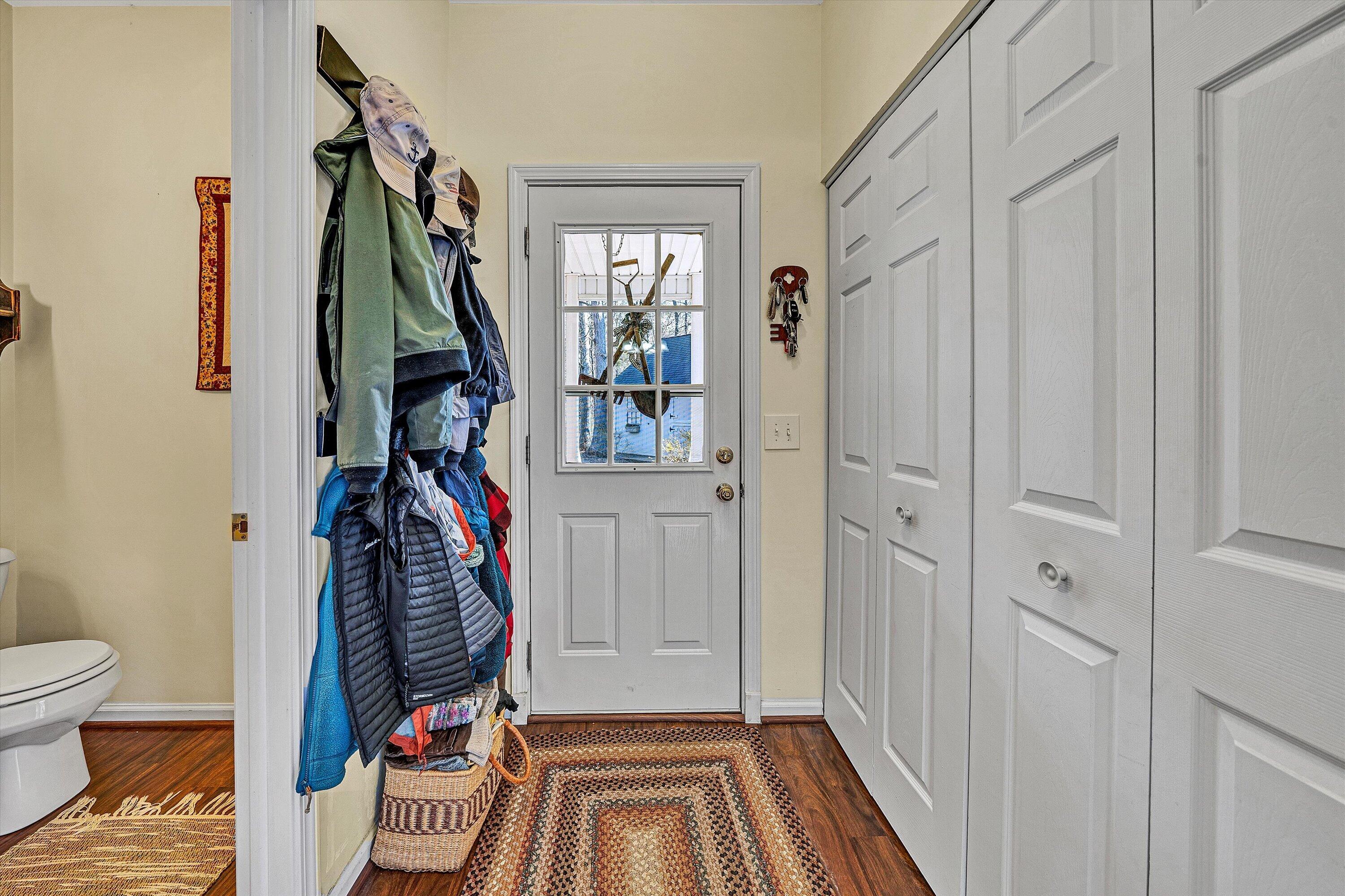 1164 Dry Hill Road Ferrum, VA 24088 - Photo 19 of 84 a view of a hallway with wooden floor and entryway