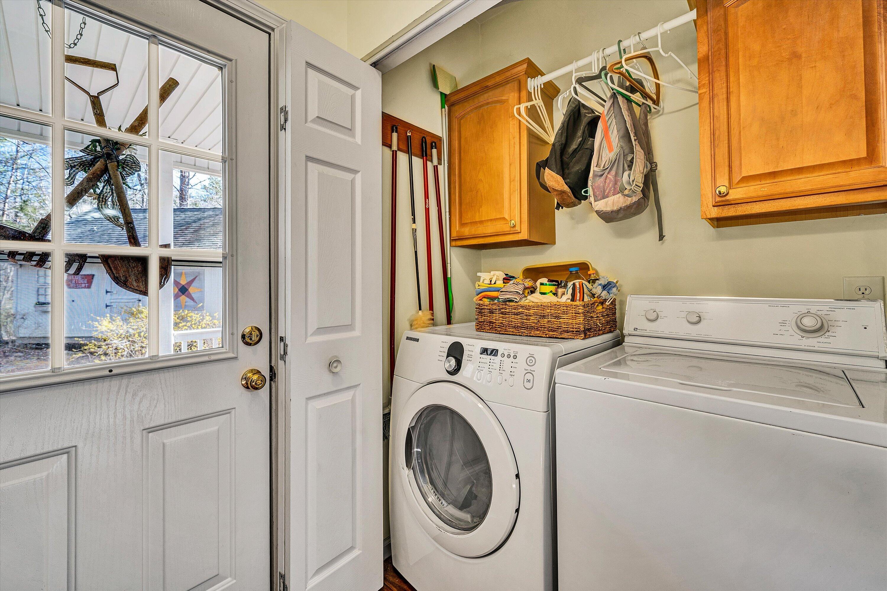 1164 Dry Hill Road Ferrum, VA 24088 - Photo 20 of 84 a utility room with dryer and washer