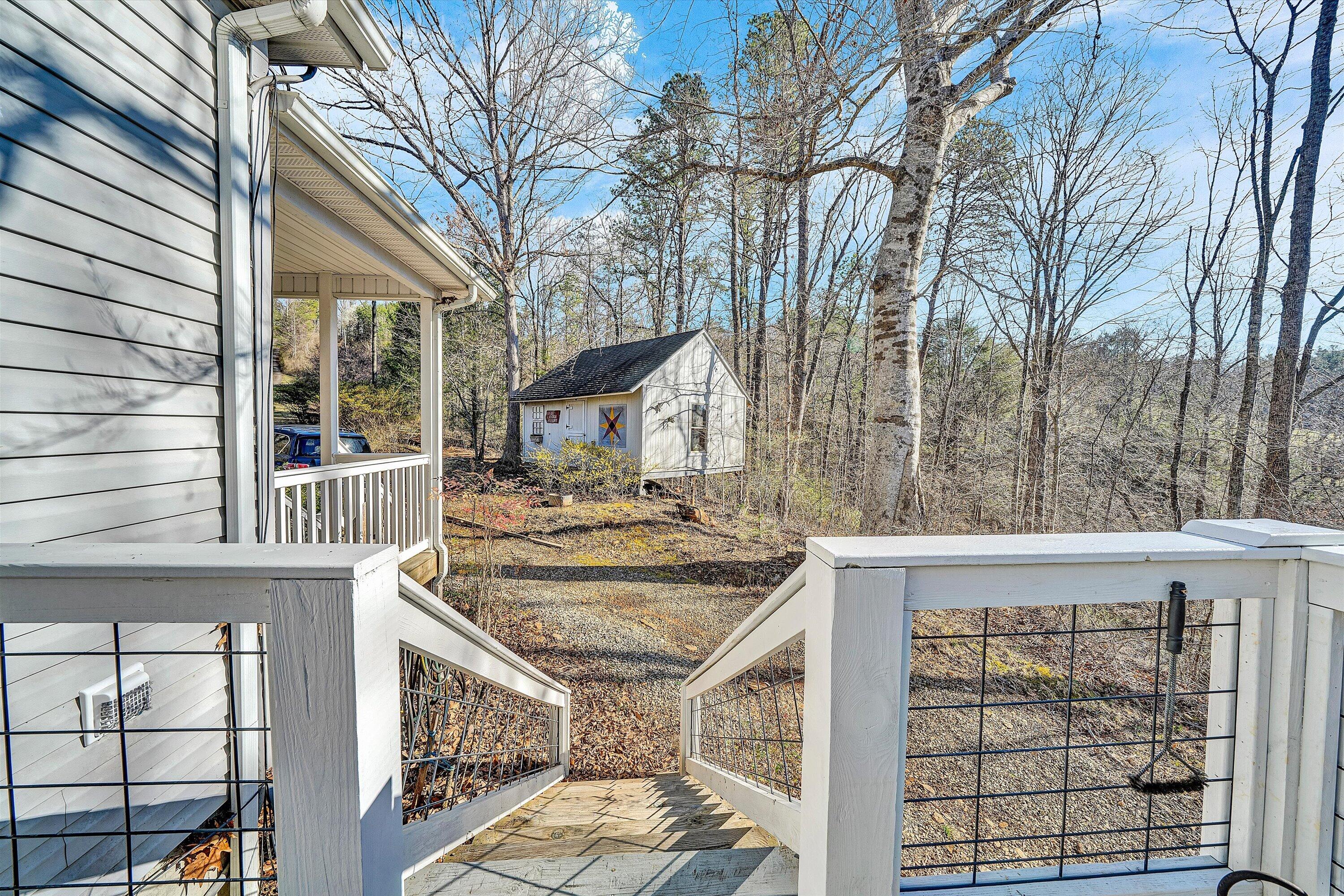 1164 Dry Hill Road Ferrum, VA 24088 - Photo 28 of 84 a view of a house with a sink and wooden fence