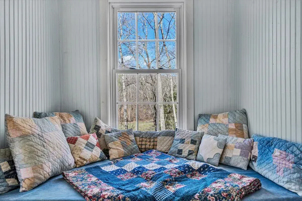 a bird view of house with outdoor space