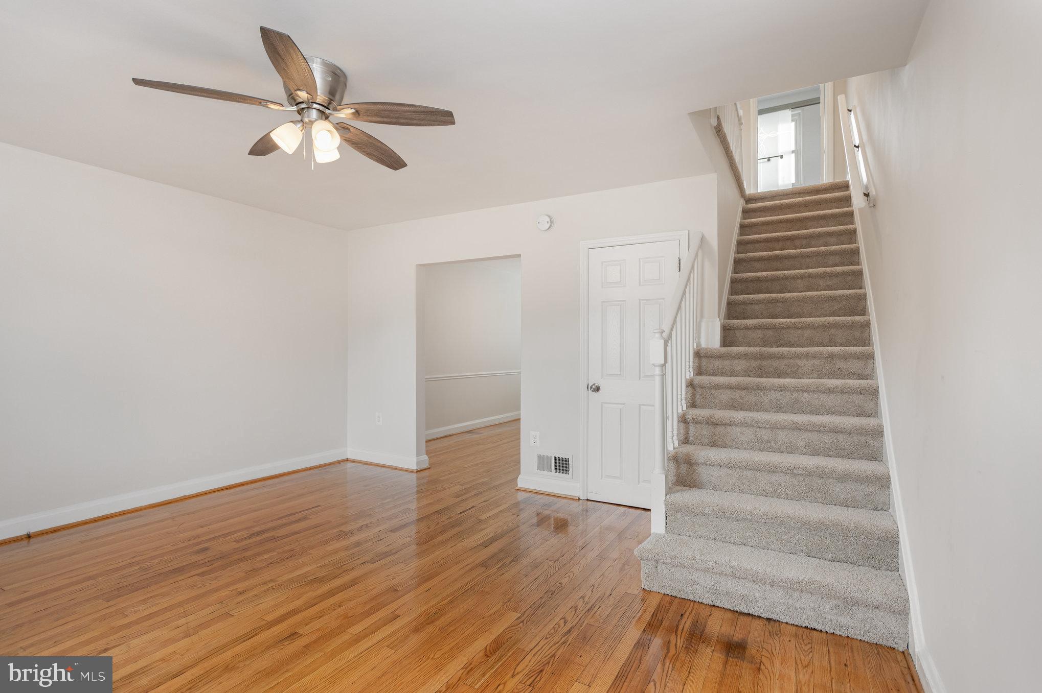 53 South Hawthorne Road Middle River, MD 21220 - Photo 6 of 29 a view of an entryway with wooden floor