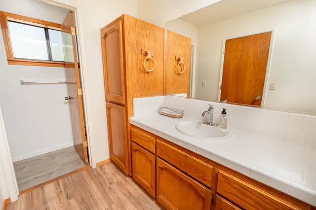 a view of a bathroom