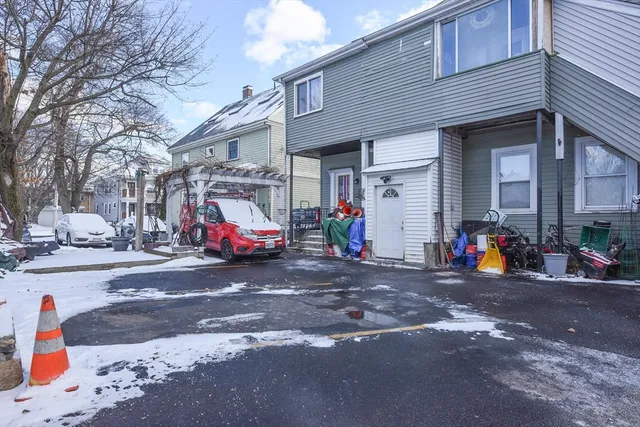 a view of a street with cars
