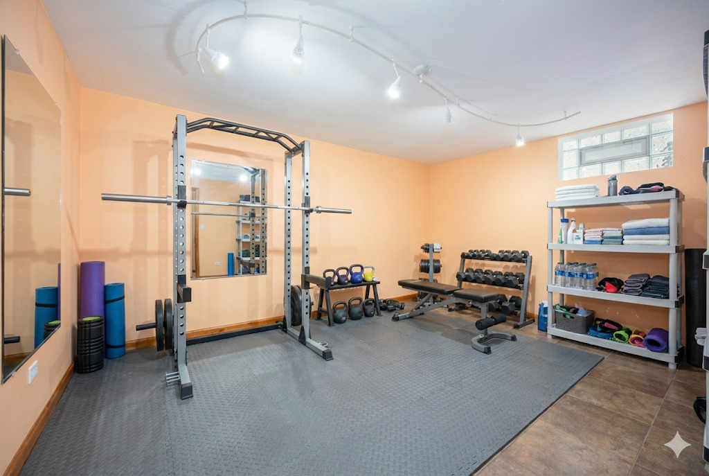 5706 North Mozart Street Chicago, IL 60659 - Photo 20 of 28 a reading room with furniture and gym equipment