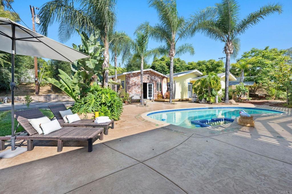 2042 Pheasant Run Road Fallbrook, CA 92028 - Photo 44 of 75 a view of a swimming pool with a patio