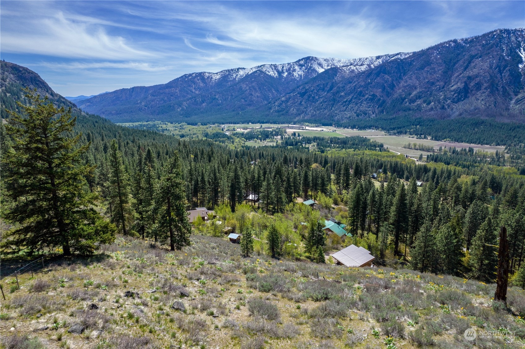 14 Trillium Road Winthrop, WA 98862 - Photo 1 of 18 a view of outdoor space with mountain view