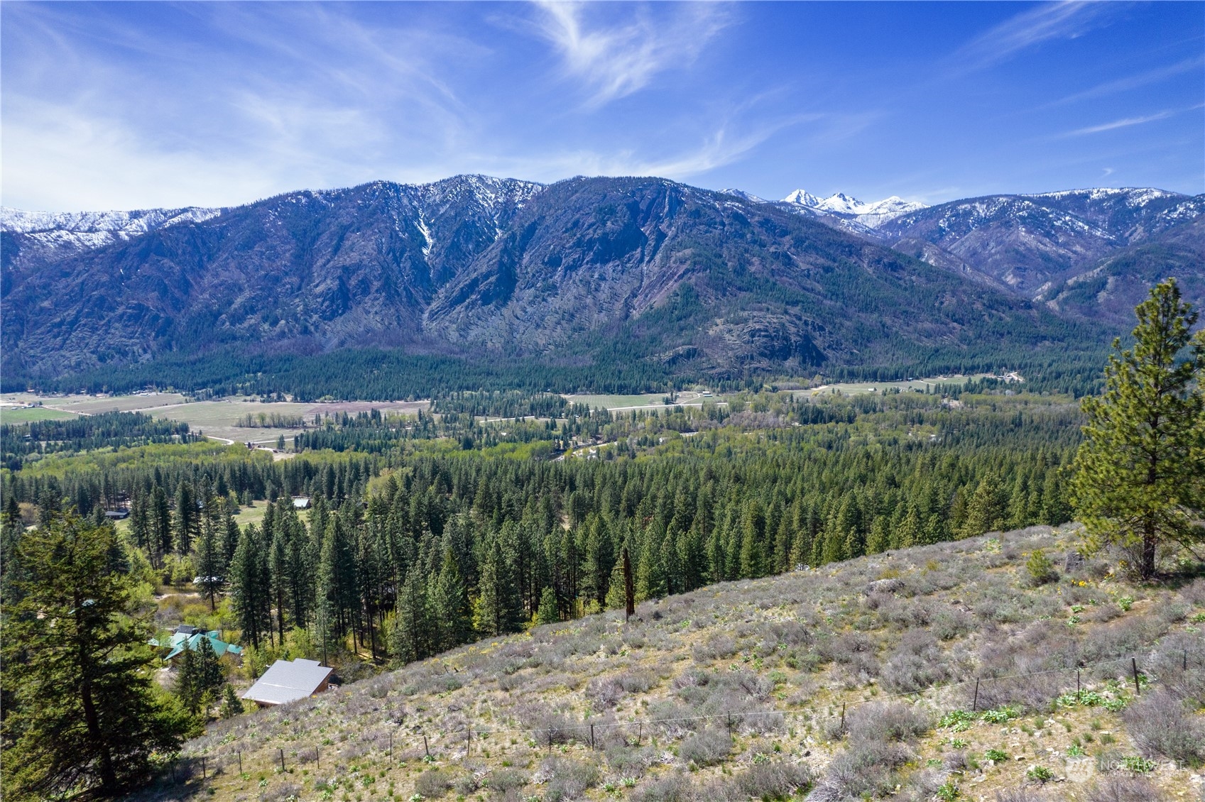 14 Trillium Road Winthrop, WA 98862 - Photo 15 of 18 a view of a wooden bridge