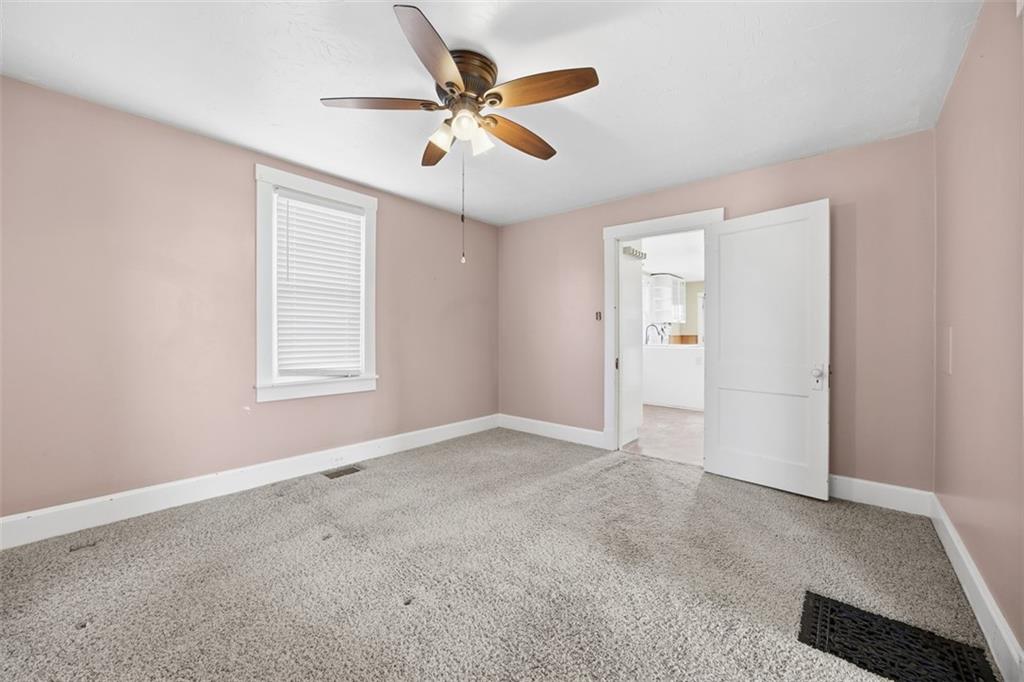 26 Covered Bridge Road Burgettstown, PA 15021 - Photo 10 of 49 an empty room with closet and a ceiling fan