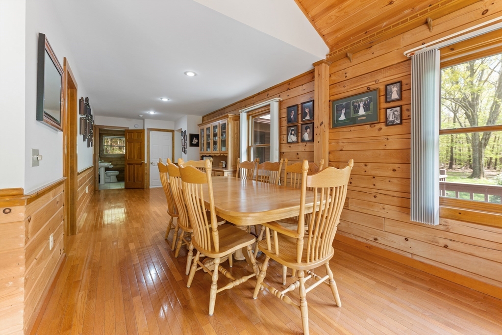 470 Mountain Road Wilbraham, MA 01095 - Photo 31 of 42 a view of a dining room with furniture window and wooden floor