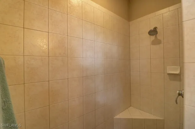 a room with a table and chairs