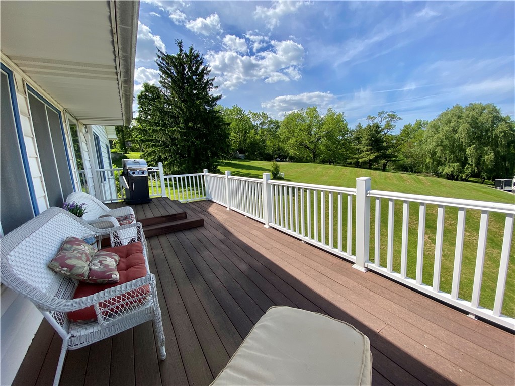 246 Lee Road Reading, NY 14891 - Photo 33 of 41 Deck looking over large yard
