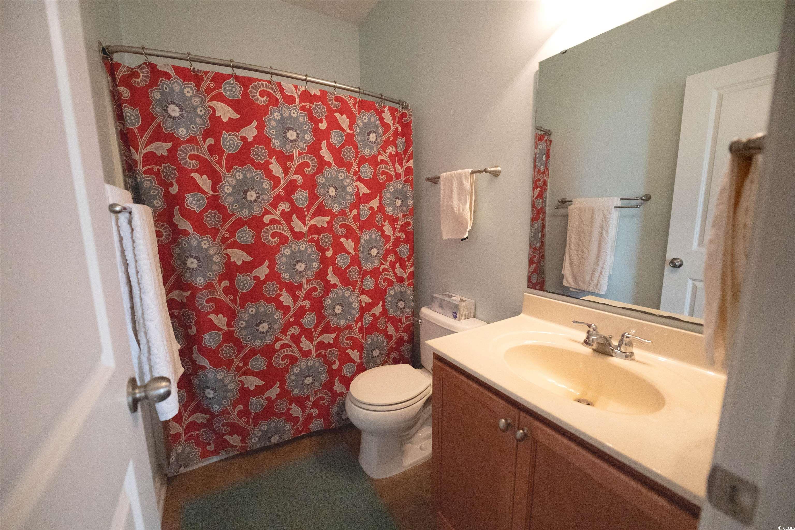 209 Golden Oaks Drive Murrells Inlet, SC 29576 - Photo 8 of 40 Full bath with vanity and curtained shower