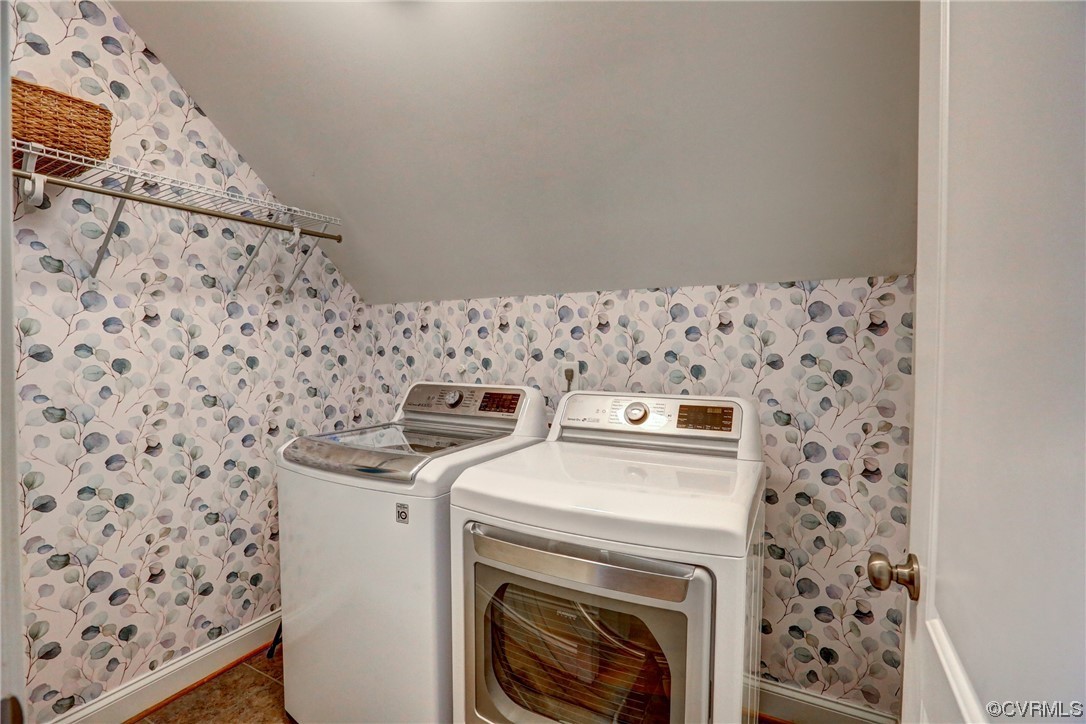2007 Colwyn Bay Drive Midlothian, VA 23112 - Photo 39 of 49 a utility room with dryer and washer