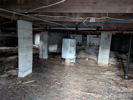 a view of storage and utility room