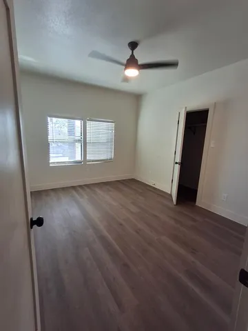 a backyard of a house