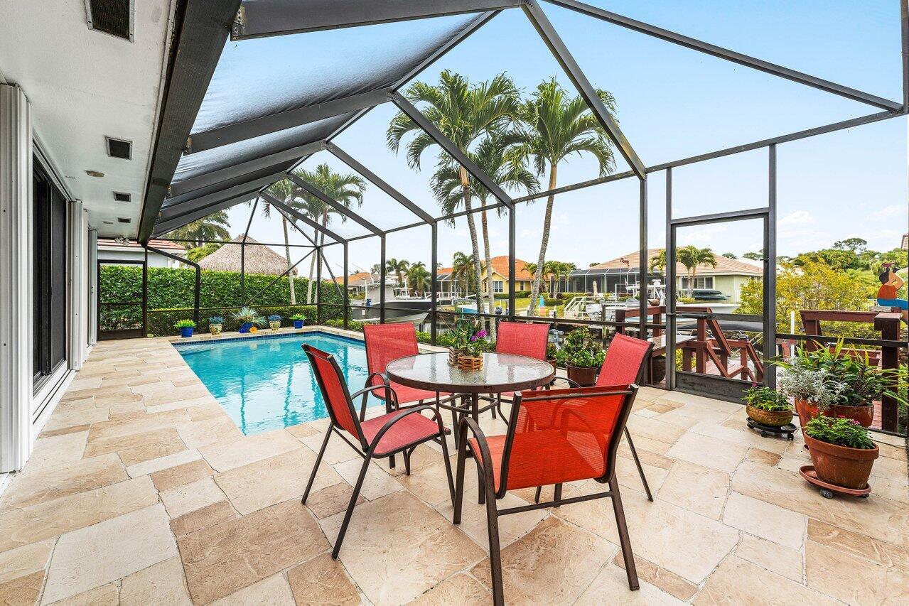 8794 Southeast Riverfront Terrace Jupiter, FL 33469 - Photo 42 of 68 Screened Patio