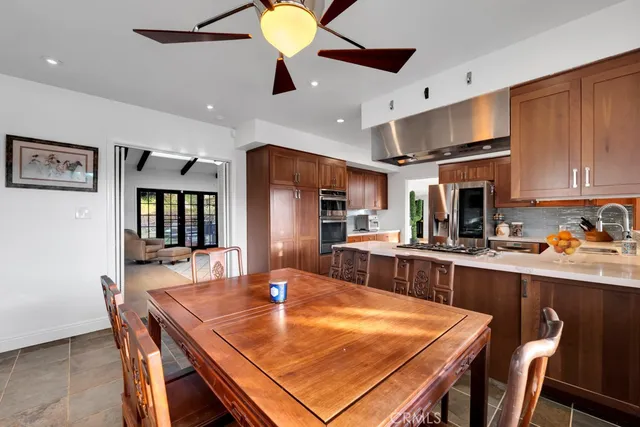 a view of outdoor space with seating area