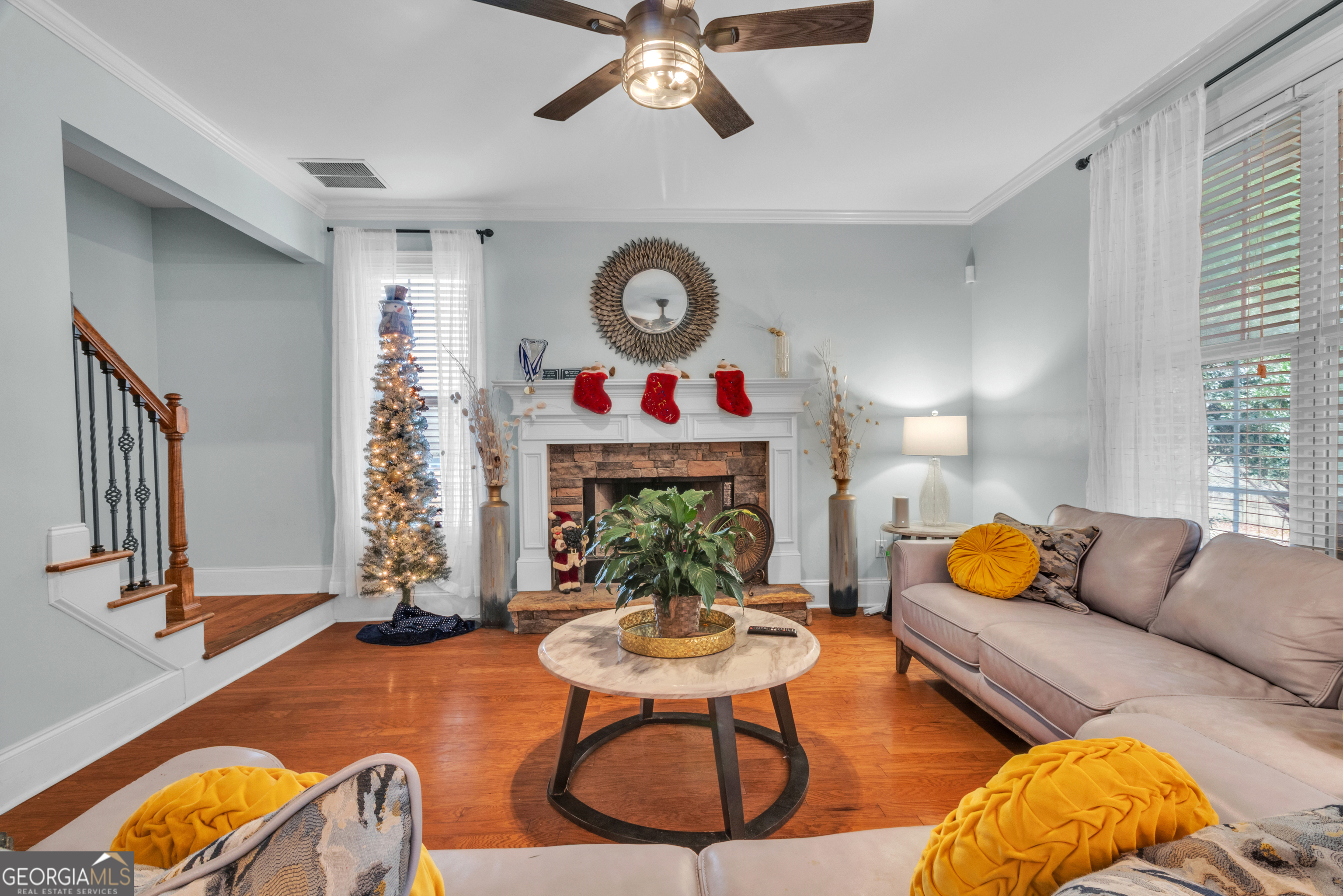 111 Caraway Road Locust Grove, GA 30248 - Photo 21 of 52 a living room with furniture kitchen and a window