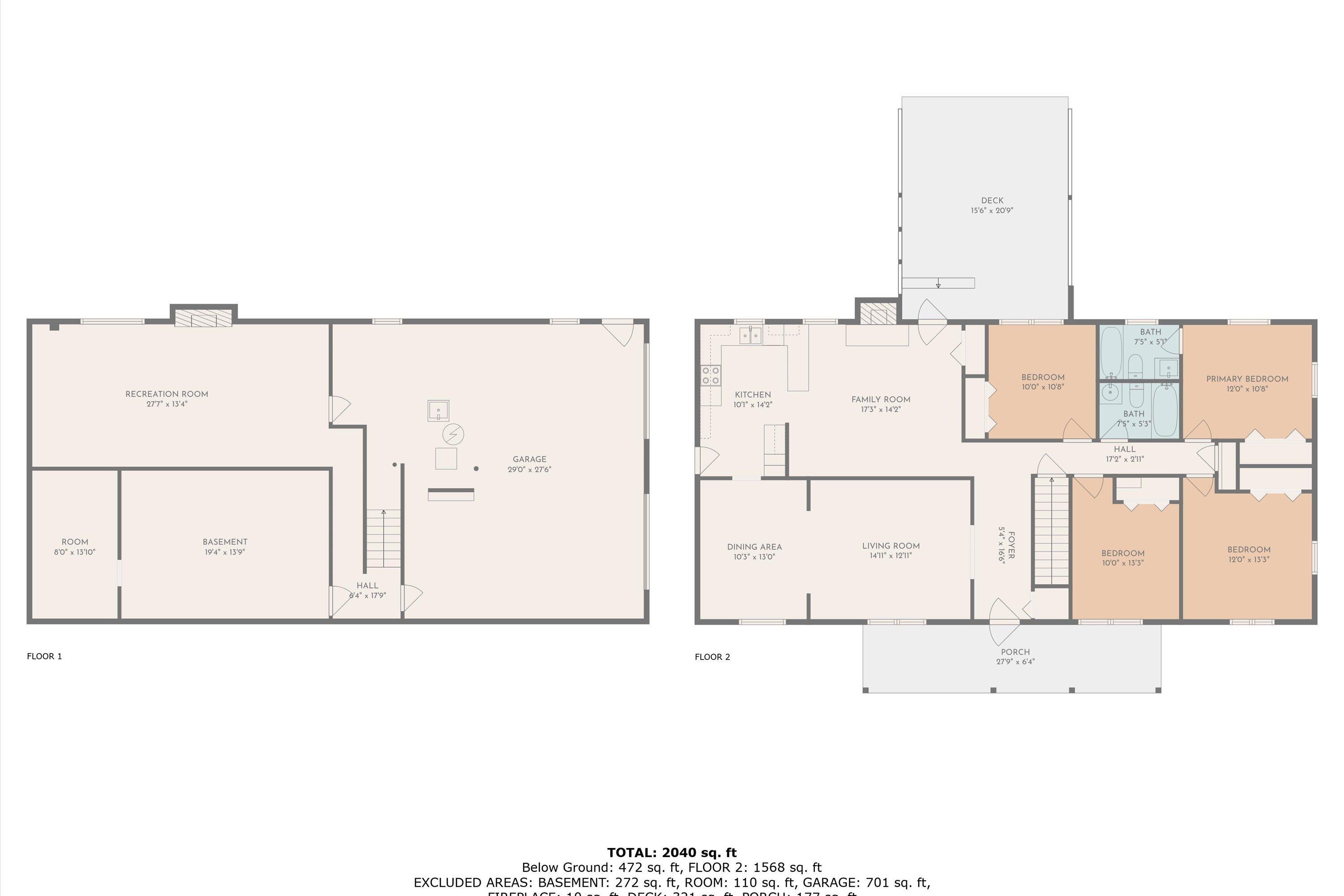 355 Pin Oak Drive Blue Ridge, VA 24064 - Photo 33 of 33 a picture of a floor plan