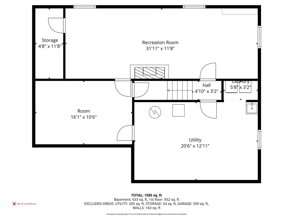 8747 Waynes Way Blanchester, OH 45107 - Photo 38 of 40 Explore the functional layout of this property with a dedicated recreation room and ample utility space.