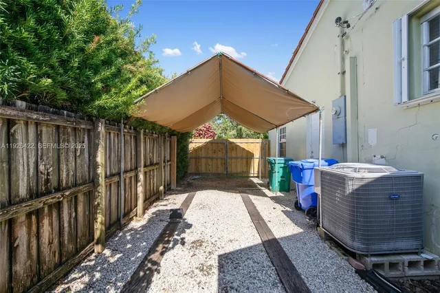 a view of a house with a balcony