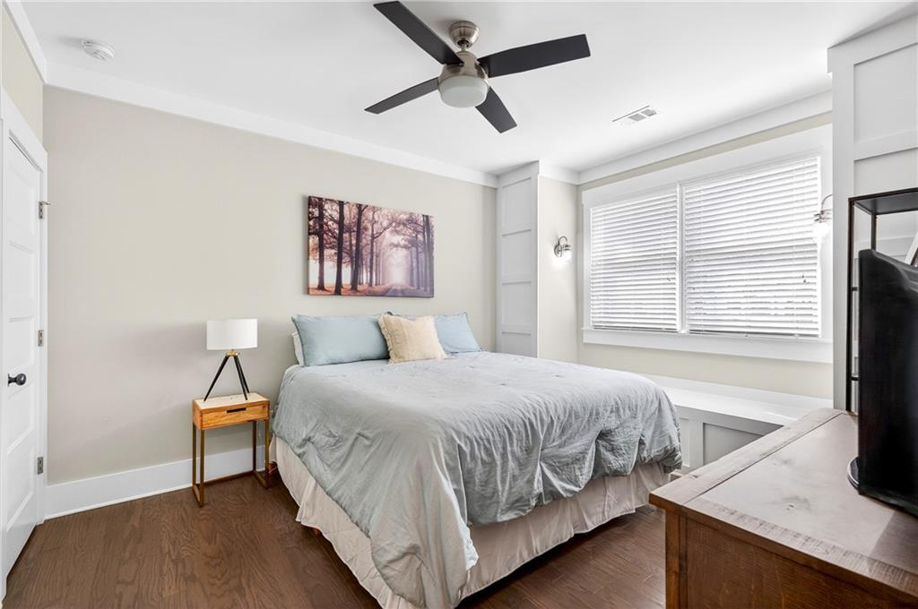 4072 Comanche Drive Tucker, GA 30084 - Photo 21 of 43 a bedroom with a bed and a flat screen tv
